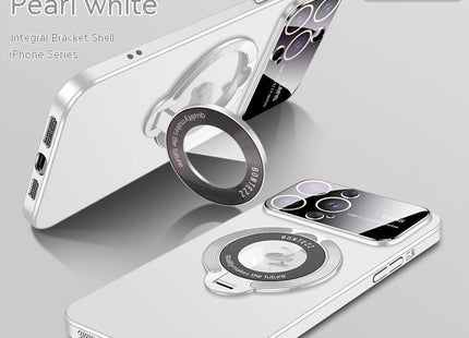 Large Window Magnetic Invisible Bracket Phone Case
