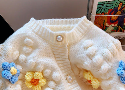 Design Sense Loose All-matching Top Sweet Style Short Cardigan