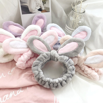 Rabbit Ears Face Wash Headband Female Headband