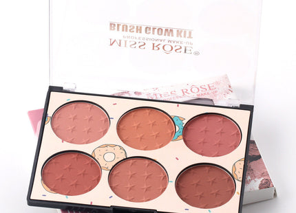 Six-color Blush Natural Skin-friendly Rouge Makeup