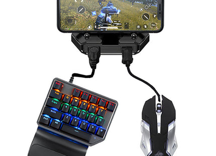One-handed Gaming Keyboard And Mouse Set