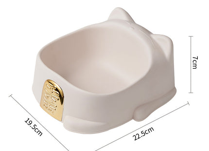 Pet Food Bowl Anti-Choking Cat Feeder Bowl Cat Neck Protection Food Bowl Raised Pet Cat Dog Food Bowls, Pet Food Bowls With Anti Slip Rubbers, Anti-Vomiting Prevent Choking