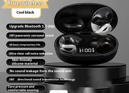 New Bluetooth Headset Clip-on Noise Reduction High Sound Quality Ultra-long Life Battery