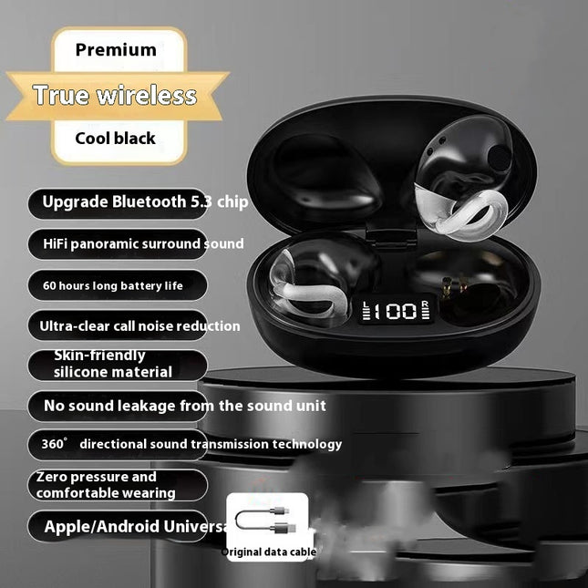 New Bluetooth Headset Clip-on Noise Reduction High Sound Quality Ultra-long Life Battery