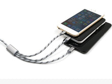 Three-in-one Data Cable USB Cable Short TYPE-C Mobile Phone Universal Three-in-one Charge Cable