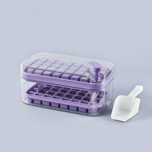 One-button Press Type - Ice Cube Maker Ice Tray Mold With Storage Box With Lid
