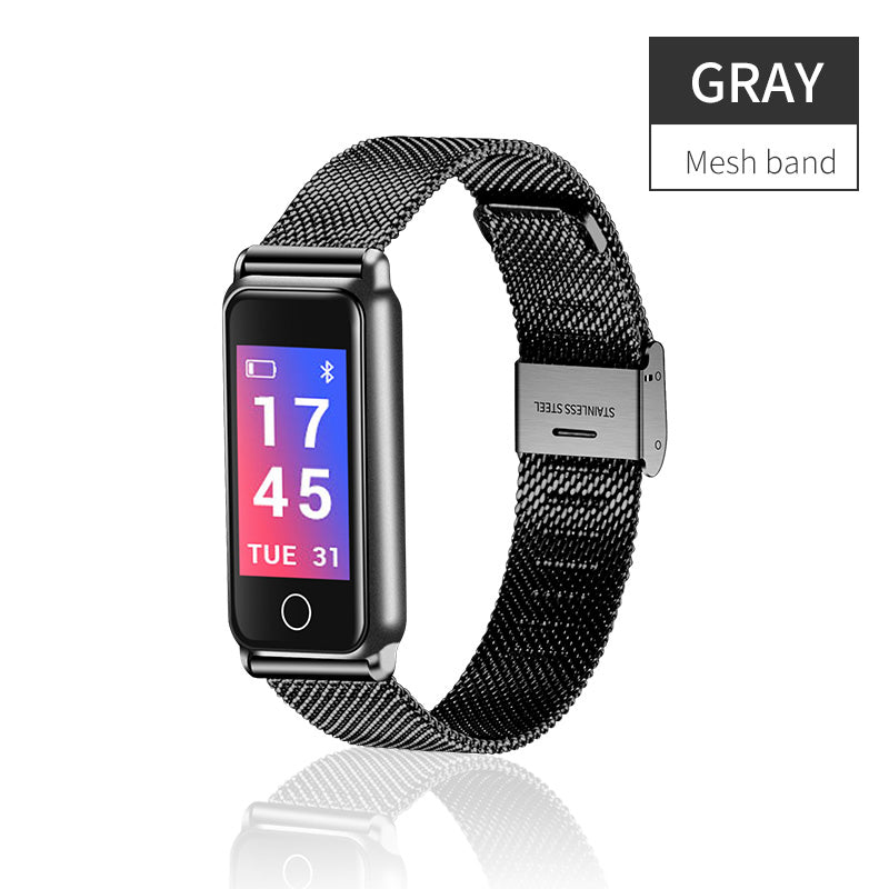 New Y8 Color Screen Full Metal Watch Smart Bracelet Heart Rate And Blood Pressure