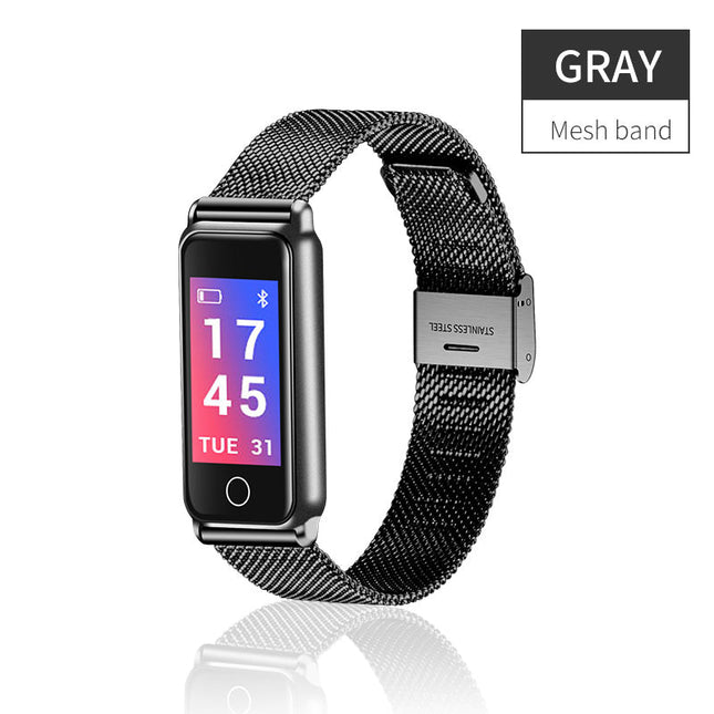 New Y8 Color Screen Full Metal Watch Smart Bracelet Heart Rate And Blood Pressure
