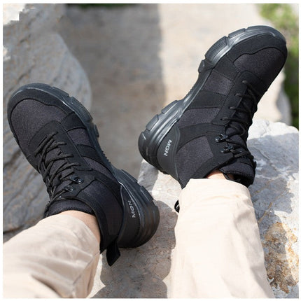 Labor Protection Shoes Anti-smash Anti-puncture Protective Shoes High Top