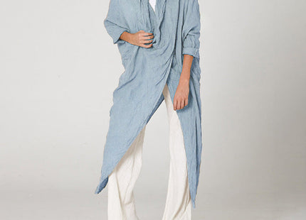 Loose asymmetrical blouse