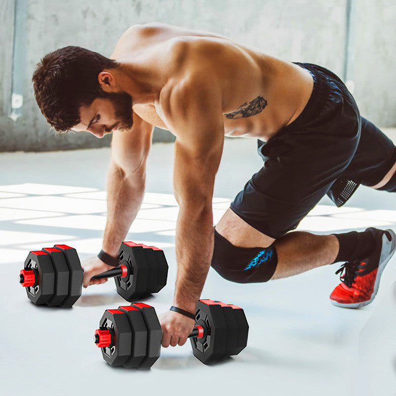 Octagonal Adjustable Dumbbell/Barbell Set