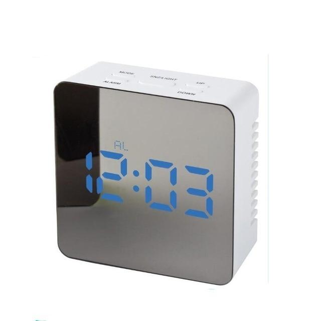 Reloj de espejo multifunción digital con LED