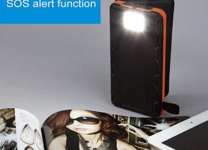10000 mAh wireless induction solar charging treasure