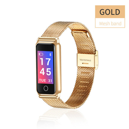 New Y8 Color Screen Full Metal Watch Smart Bracelet Heart Rate And Blood Pressure