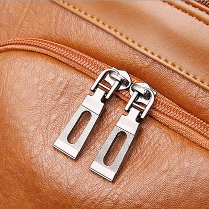 Multifunction Women Backpack Leather Female School Shoulder Bags for Teenage Girls Anti Theft Backpack Women Travel Back Pack