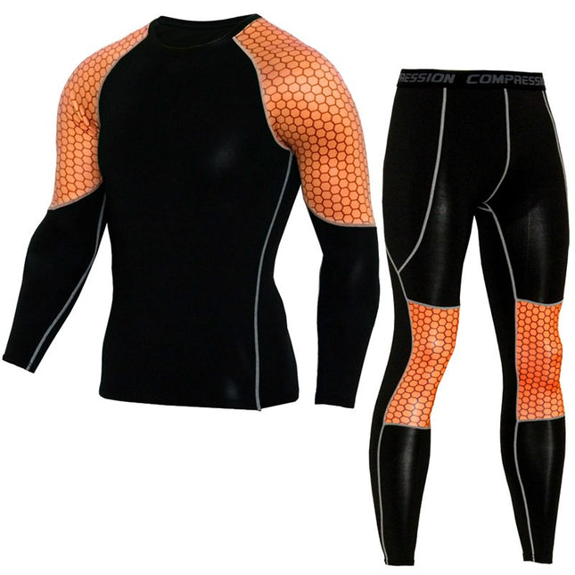 Men's compression sports/Gym Two Piece Outfit