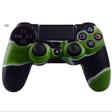 Camouflage Silicone Anti-Slip High Quality Protective Skin Case Green Style Joystick Case For PS4 Controller