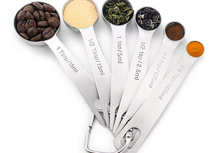 Stainless Steel Kitchen Seasoning Measuring Spoons