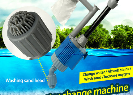Fish Tank Gravel Cleaner - Aquarium Sand Electric Vacuum