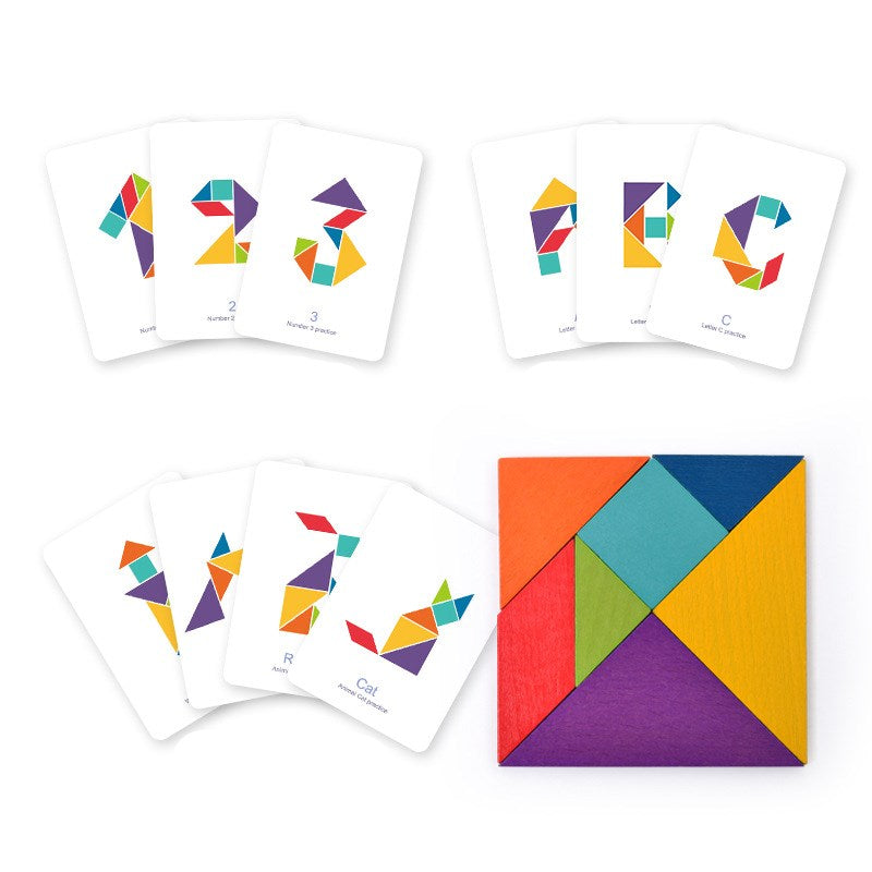Colour Tangram Puzzle