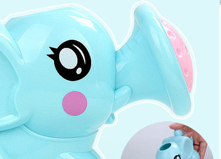 Baby Bath Toys Lovely Plastic Elephant Shape Water Spray For Baby Shower Swimming Toys Kids Gift Storage Mesh Bag Baby Kids Toy