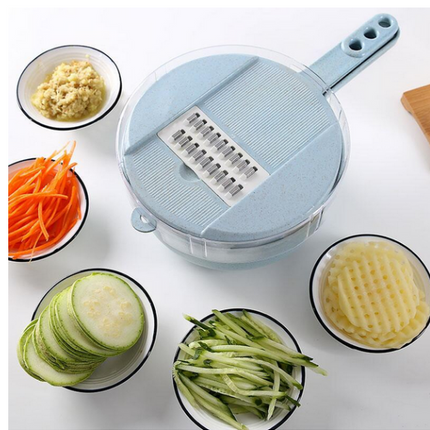 8 In 1 Vegetable Slicer - Potato Peeler Carrot Onion Grater - Cutter Kitchen Accessories
