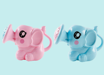 Baby Bath Toys Lovely Plastic Elephant Shape Water Spray For Baby Shower Swimming Toys Kids Gift Storage Mesh Bag Baby Kids Toy
