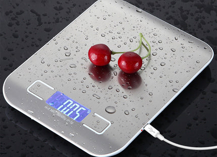 Household stainless steel kitchen electronic scales hardware baking electronic scales kitchen scales