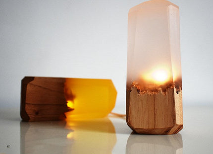 Solid wood sleep lamp