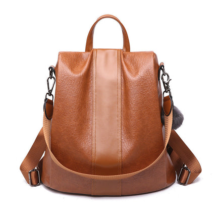 Multifunction Women Backpack Leather Female School Shoulder Bags for Teenage Girls Anti Theft Backpack Women Travel Back Pack