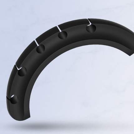 Silicone storage cable management cable clamp
