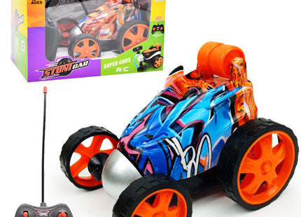 4571 coche de acrobacias con control remoto de fábrica, carro de volteo, juguete eléctrico de pie para niños, muy vendido