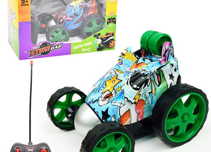 4571 coche de acrobacias con control remoto de fábrica, carro de volteo, juguete eléctrico de pie para niños, muy vendido