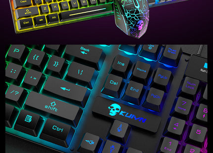 Kuiying T6RGB Luminous Keyboard And Mouse Set