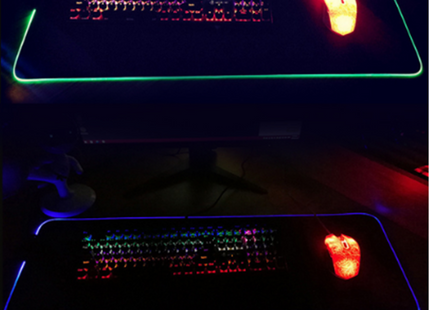 RGB Luminous Mouse Pad Led Magic Color Mouse Pad