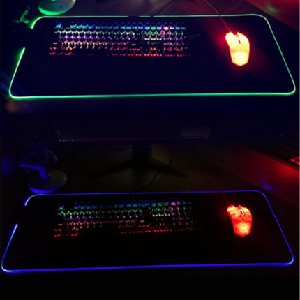 RGB Luminous Mouse Pad Led Magic Color Mouse Pad