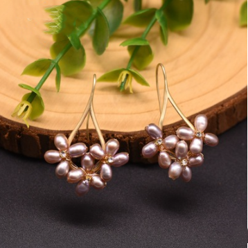 Original Earrings Natural Freshwater Pearls Handmade Earrings