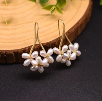 Original Earrings Natural Freshwater Pearls Handmade Earrings