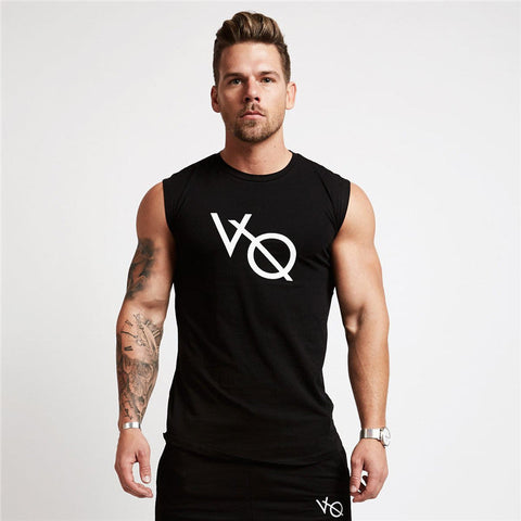 VO Chaleco de gimnasio/fitness sin mangas para hombre