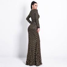 Round Neck Dress Elegant Evening Sequin Dress