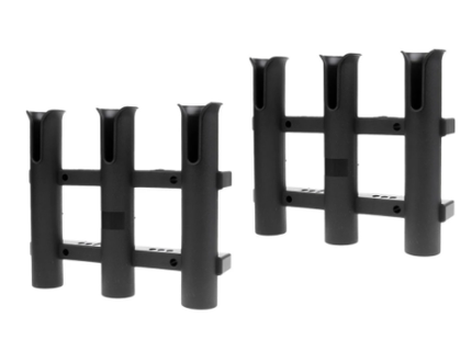 Three-Barrel Plastic Fishing Rod Holder, Fishing Rod Holder, Boat Kayak Holder