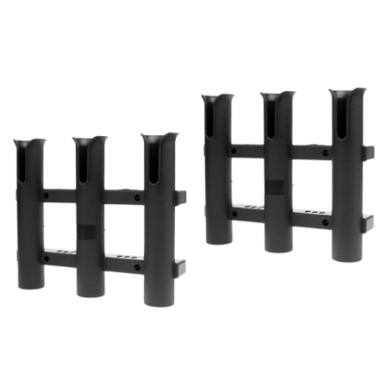 Three-Barrel Plastic Fishing Rod Holder, Fishing Rod Holder, Boat Kayak Holder