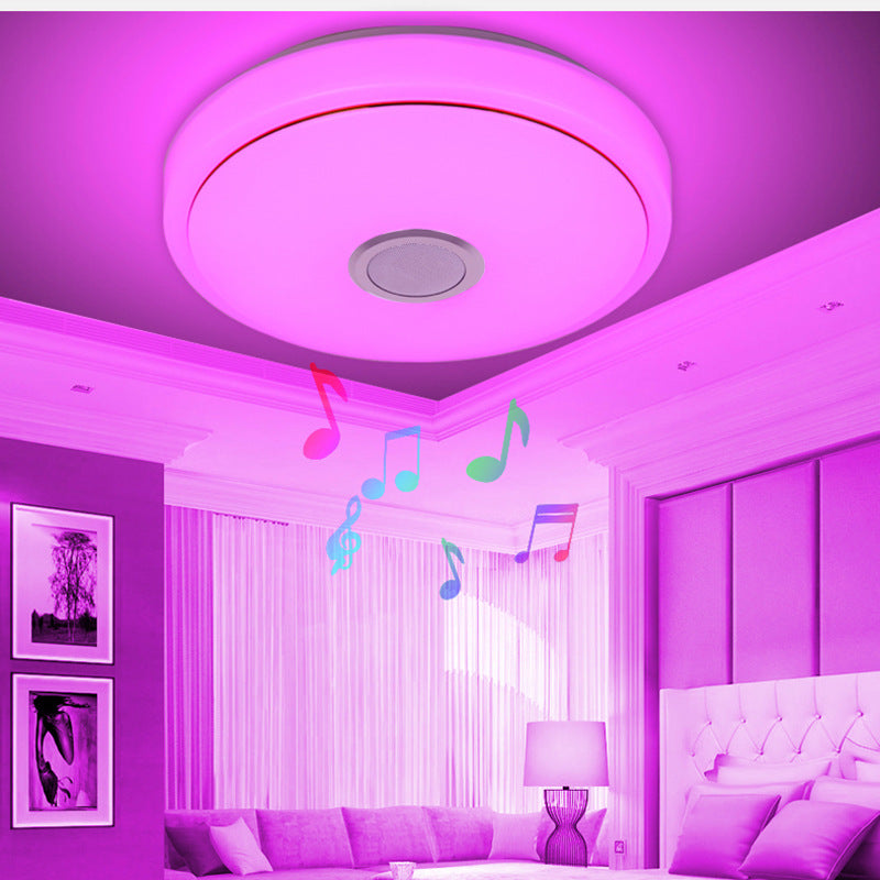 Tuya Wifi Lámpara de Techo Inteligente Led de Colores con Control Remoto por Aplicación Lámparas Bluetooth Alexa Google Home Transfronterizo