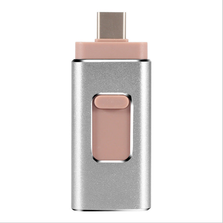 Compatible con Apple, disco U de teléfono móvil, disco U de metal Otg cuatro en uno de doble uso