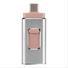 Compatible con Apple, disco U de teléfono móvil, disco U de metal Otg cuatro en uno de doble uso