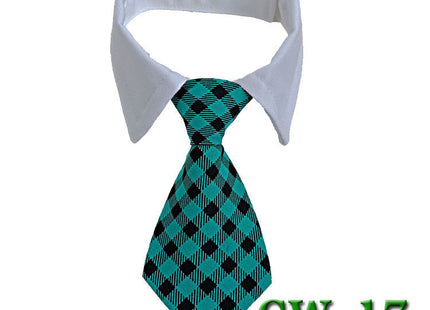 Pet Neck Tie Dog Tie Striped Bib Scarf Bow Knot