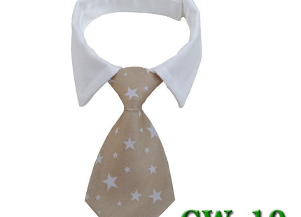 Pet Neck Tie Dog Tie Striped Bib Scarf Bow Knot