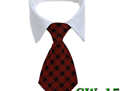 Pet Neck Tie Dog Tie Striped Bib Scarf Bow Knot