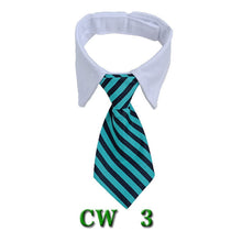 Pet Neck Tie Dog Tie Striped Bib Scarf Bow Knot