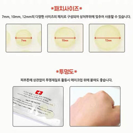 Anti-Bean Anti-Bean Patch, Artificial Skin Cover, Invisible Acne Patch, A Bag Of 24 Patches